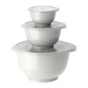 Ensemble de bols Margrethe, lot de 3, Blanc