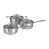 Ensemble de casseroles Nordwik 3-plis 3 pièces, 1,5 l, 2 l, 3 l