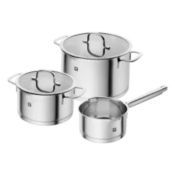 Ensemble de cocottes Zwilling TrueFlow 3 Pièces, Argenté