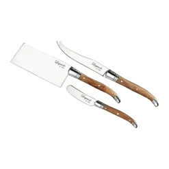 Ensemble de couteaux à fromage Laguiole By Hâws 3 pièces, Olive