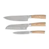 Ensemble de couteaux 3 pièces Nordwik, Bois comprimé