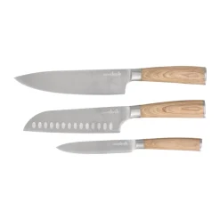 Ensemble de couteaux 3 pièces Nordwik, Bois comprimé