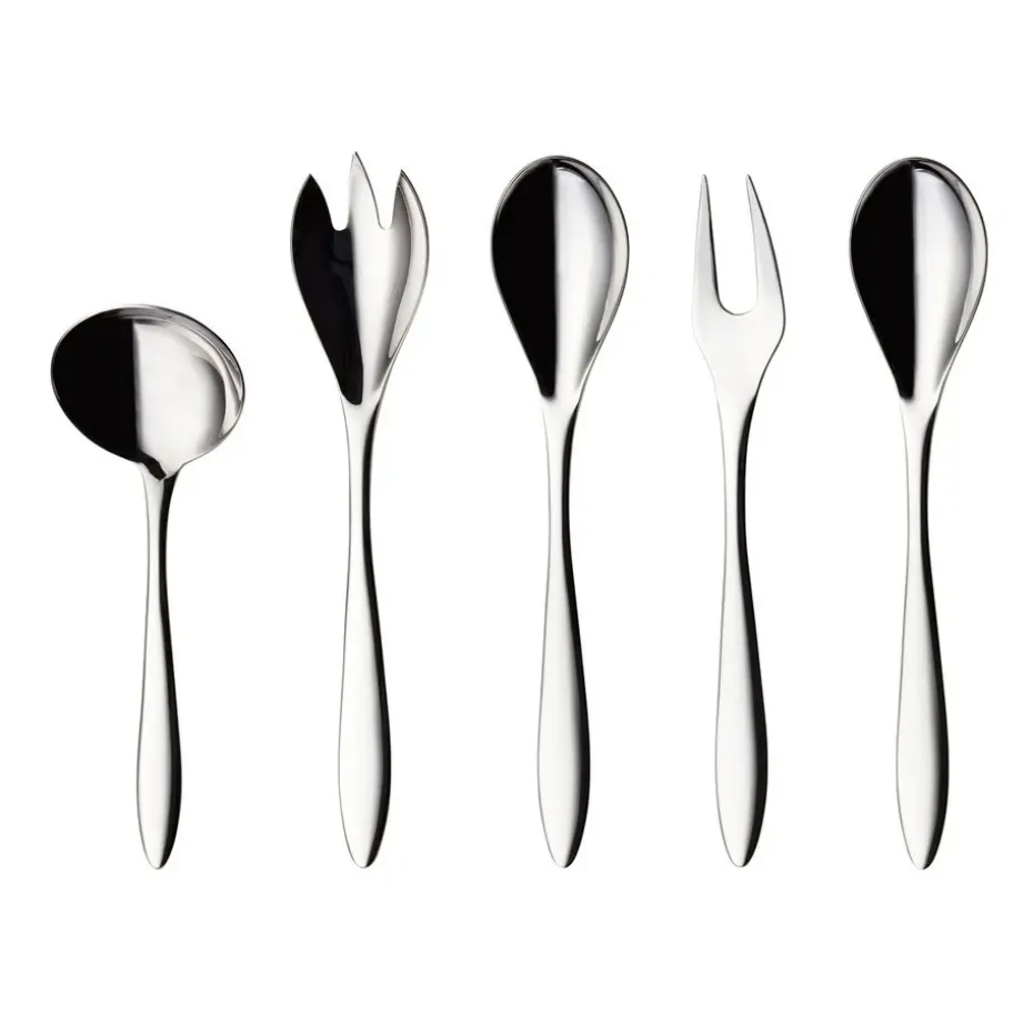 Ensemble de couverts à servir Maria 5 pièces, Acier inoxydable