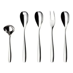 Ensemble de couverts à servir Julie 5 pièces, Acier inoxydable