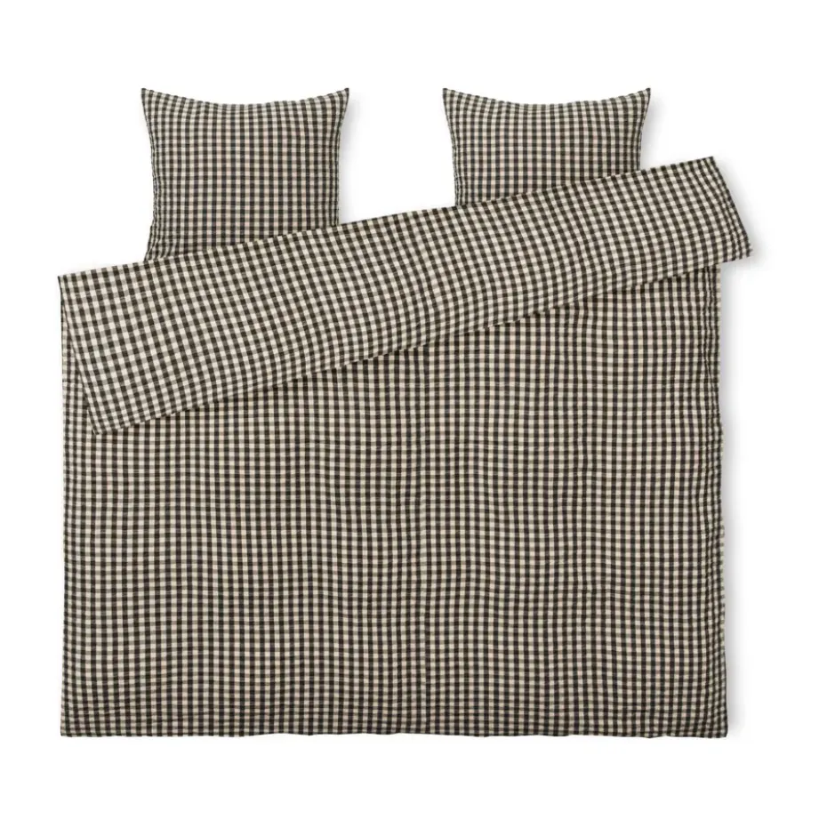 Ensemble de lit Bæk&Bølge 220x220 cm, Sable noir