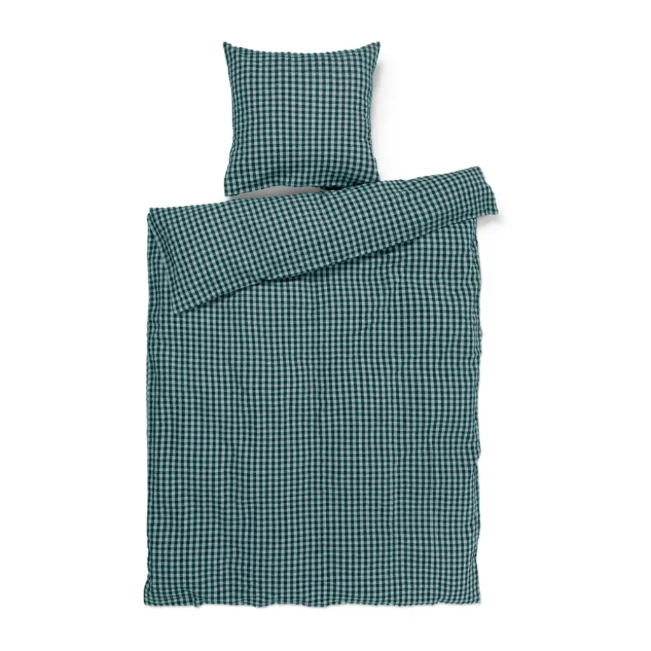 Ensemble de lit Bæk&Bølge 150x210 cm, Vert-bleu clair