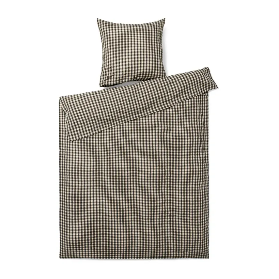 Ensemble de lit Bæk&Bølge 150x210 cm, Sable noir