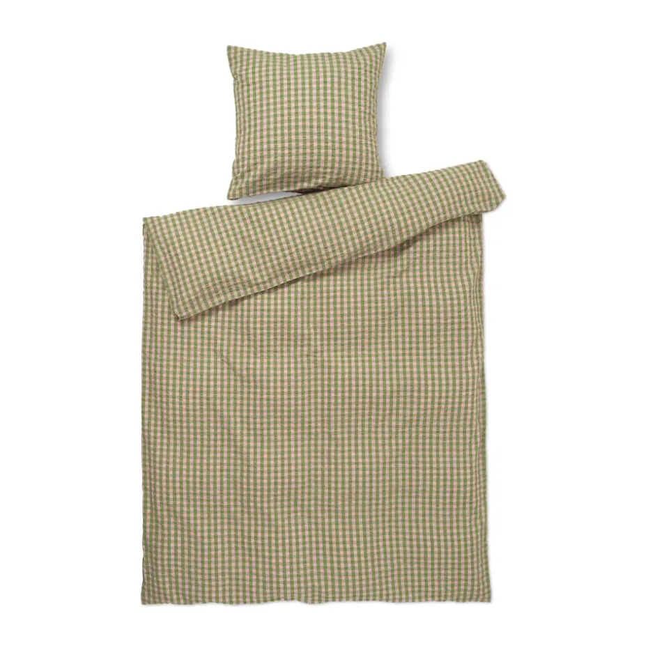 Ensemble de lit Bæk&Bølge 150x210 cm, Vert-Lumière rose