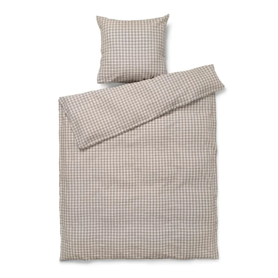 Ensemble de lit Bæk&Bølge 150x210 cm, Gris-bouleau