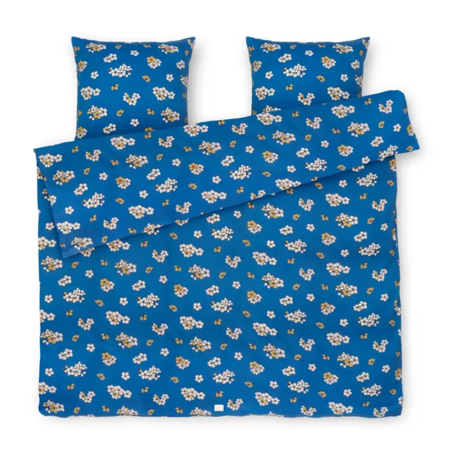 Ensemble de lit Grand Pleasantly 220x220 cm, Bleu