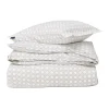 Ensemble de lit Rattan Printed 220x220 cm, White