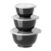 Ensemble de mini-bols Margrethe, lot de 3, Noir