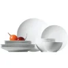 Ensemble de service Loft blanc, 12 pièces
