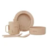 Ensemble de vaisselle mini favori Design Letters, Beige