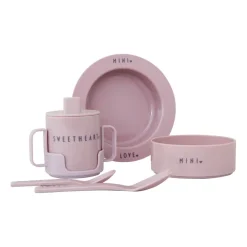 Ensemble de vaisselle mini favori Design Letters, Lavender
