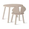 Ensemble Mouse chaise haute + table, Beige