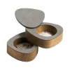 Ensemble sel & poivre Curve lot de 2, Naturel-gris anthracite