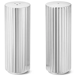 Ensemble sel et poivre Bernadotte, Acier inoxydable