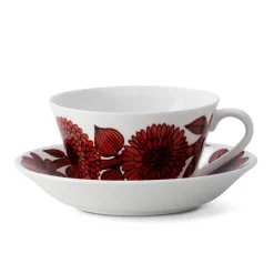 Ensemble tasse à thé Röd Aster, Tasse à thé + soucoupe