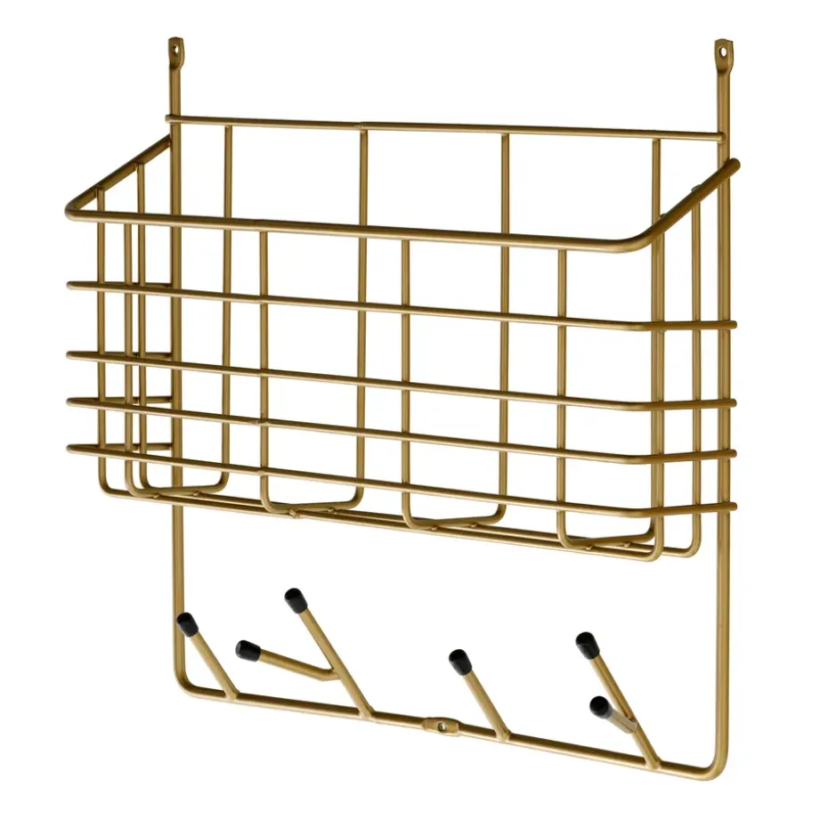Etagère Mitten S, Laiton