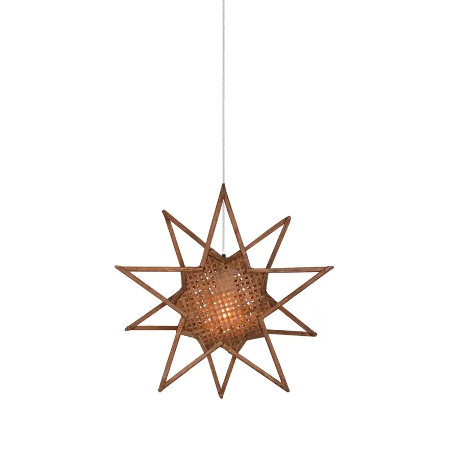 Etoile de l'avent Karin Ø45 cm, Marron