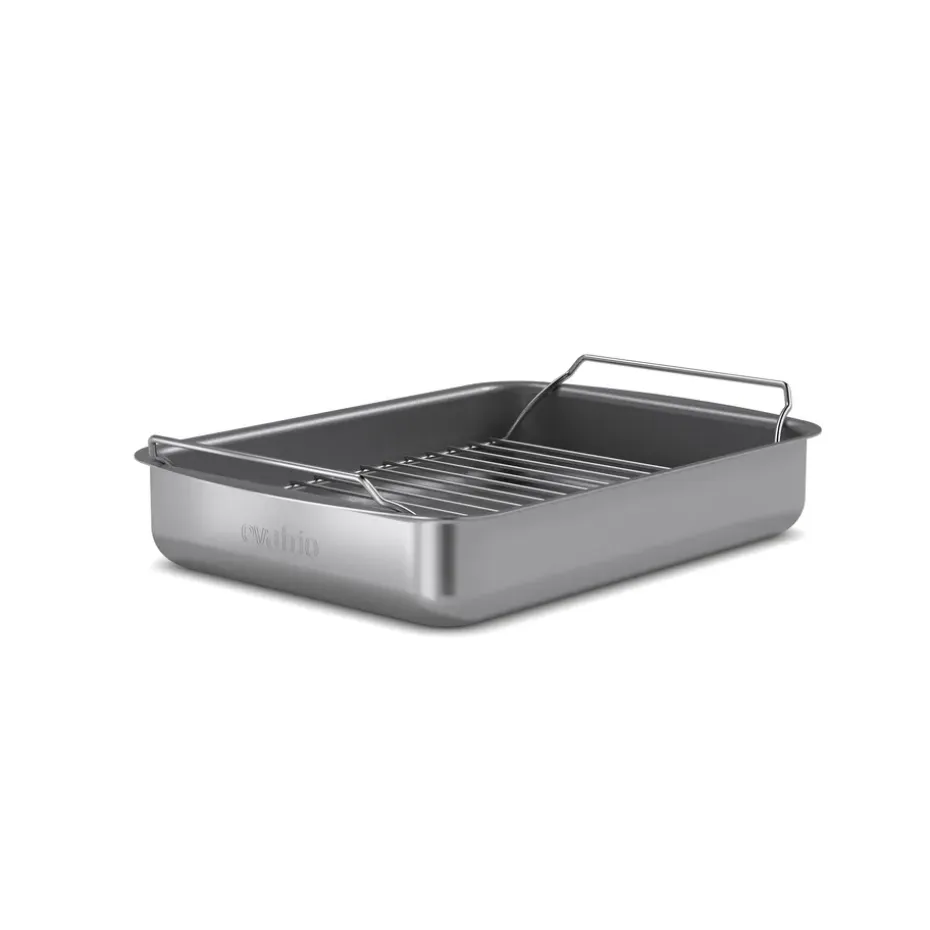 Eva Trio Professional poêle longue avec grille, 22x30 cm