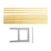 Extension de banc Nostalgi 100 cm, Bouleau-aluminium