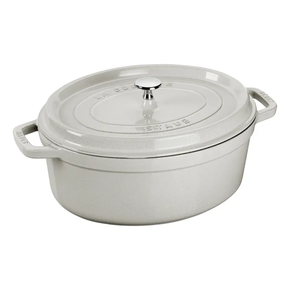 Fait-tout Staub White Truffle oval, 3,2 l