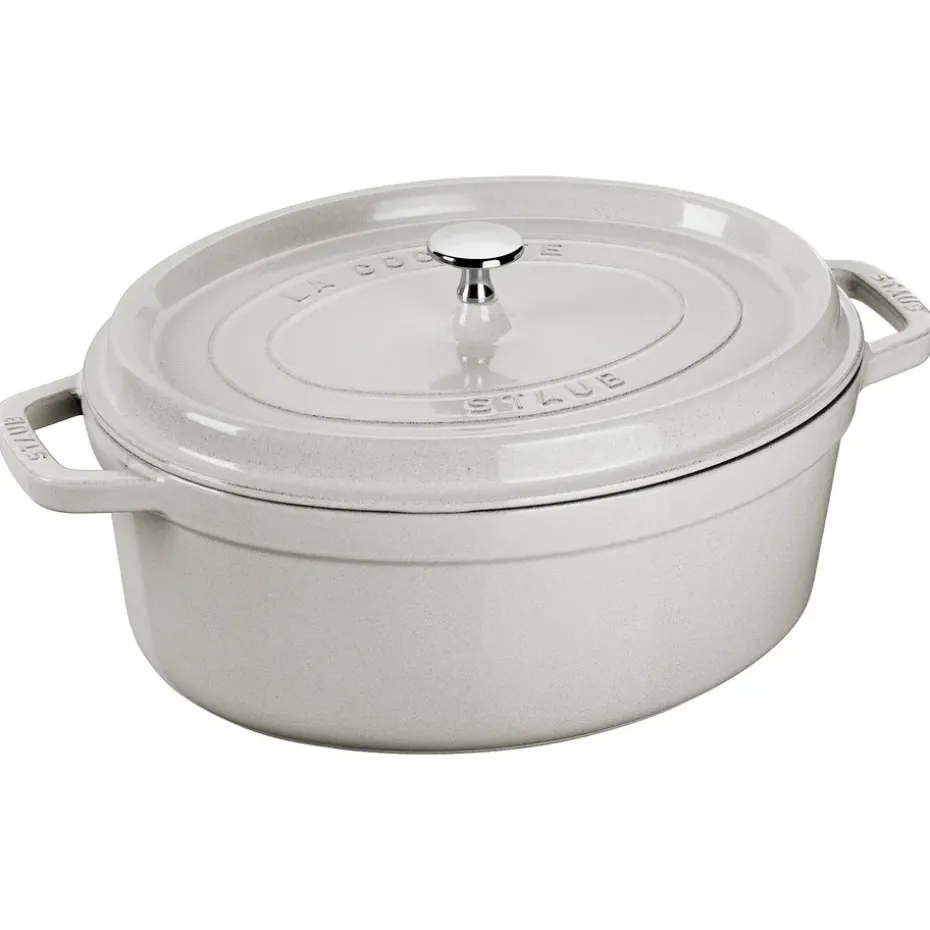 Fait-tout Staub White Truffle oval, 5,5 l