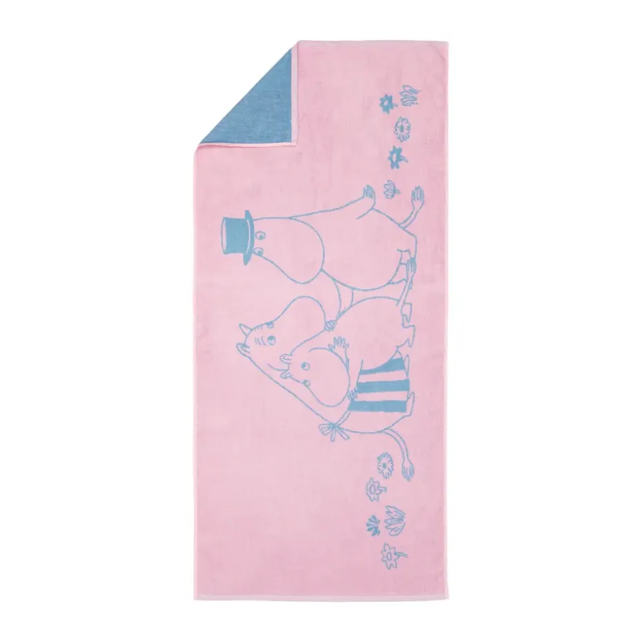 Family time serviette de bain Mumin, 70x140 cm