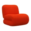 Fauteuil BAU, Vidar 0542 rouge, droit