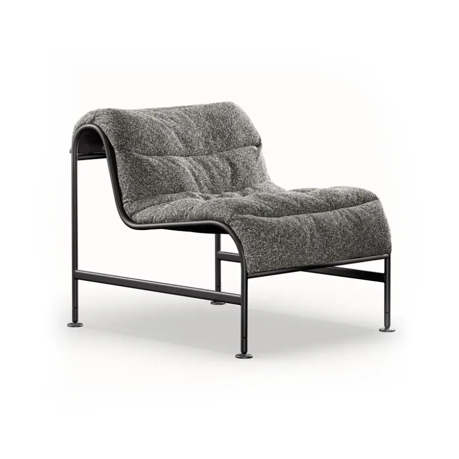 Fauteuil Cinema, Zero Noir - base matte noire