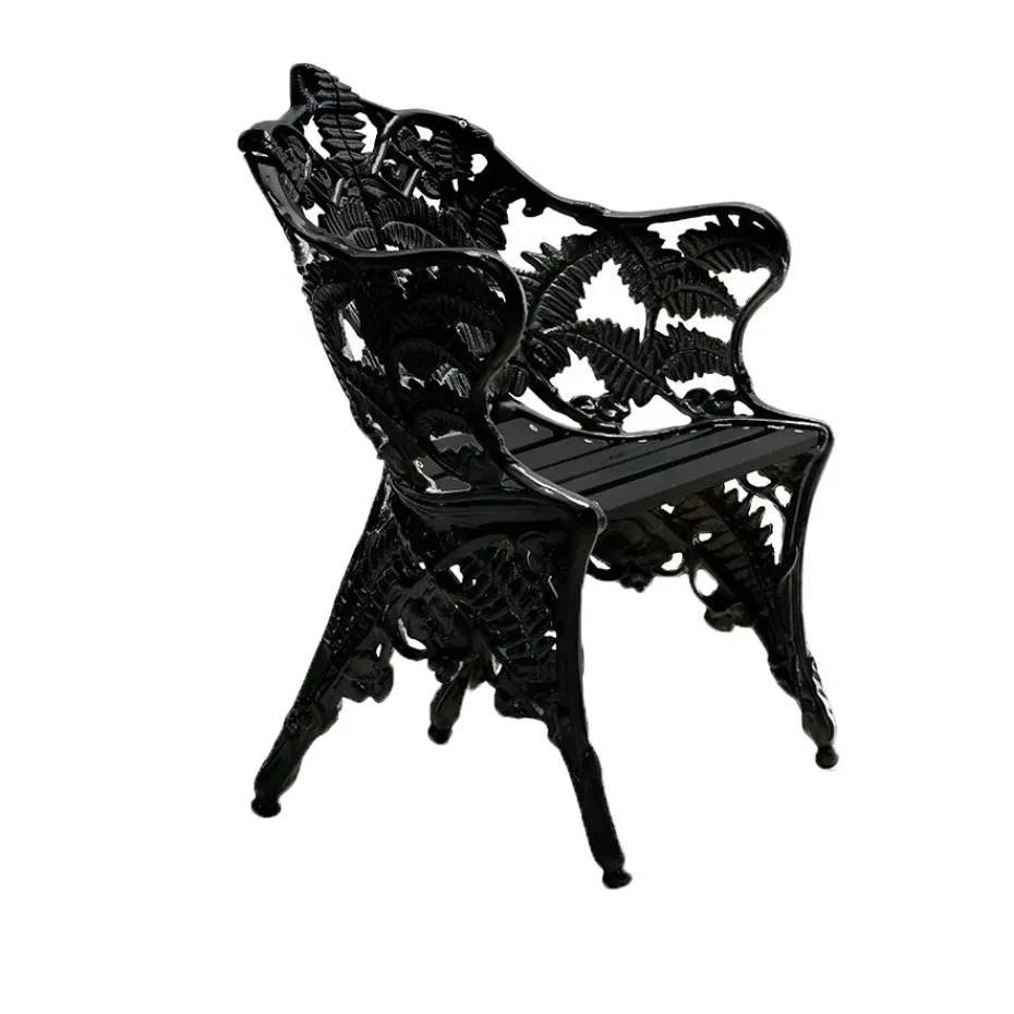 Fauteuil Classic, Noir-acajou laqué noir