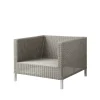Fauteuil Connect weave, Taupe