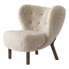 Fauteuil Little Petra VB1, Noyer-Moonlight