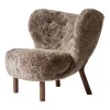 Fauteuil Little Petra VB1, Noyer huilé-Sahara