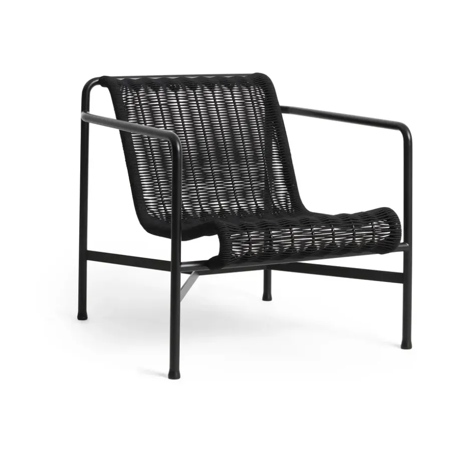 Fauteuil lounge bas Palissade Cord, Anthracite