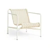 Fauteuil lounge bas Palissade Cord, Cream white