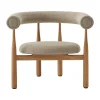Fauteuil lounge Bukowski, Oak, Moss 16