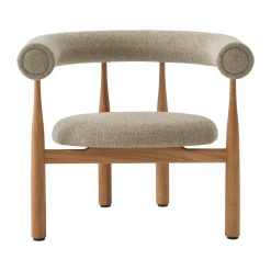 Fauteuil lounge Bukowski, Oak, Moss 16