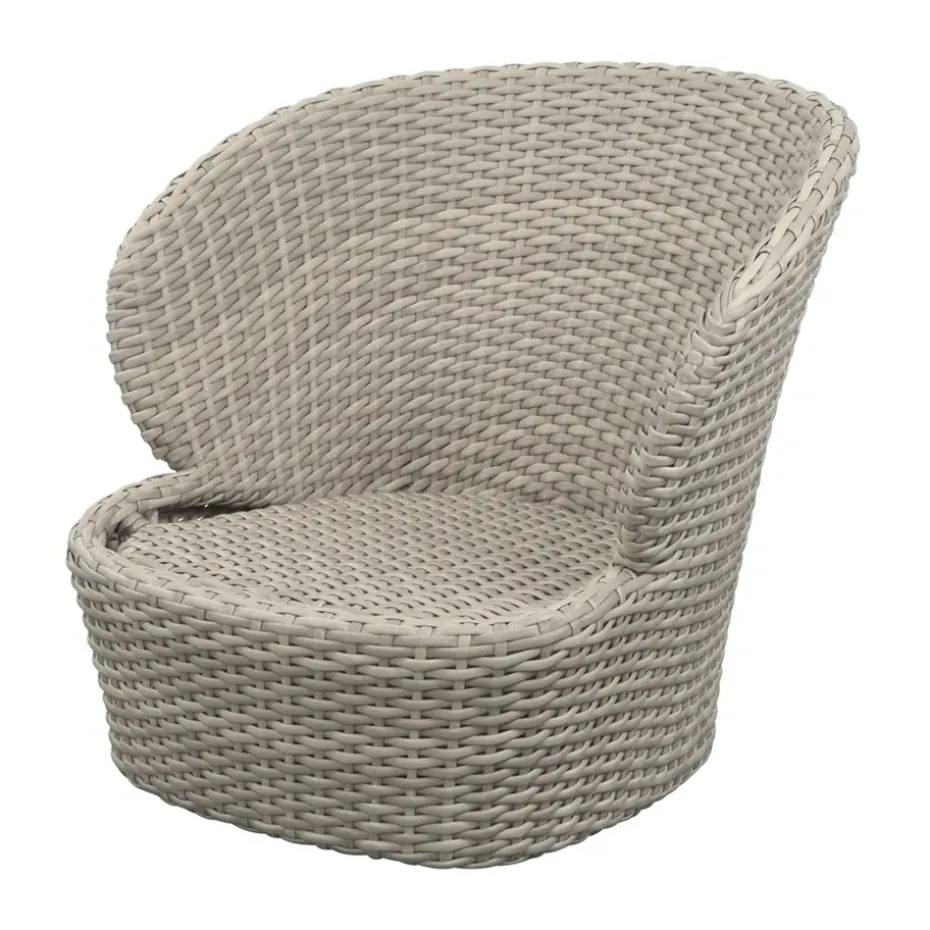 Fauteuil lounge Coast swivel, Sand (Flat Weave)