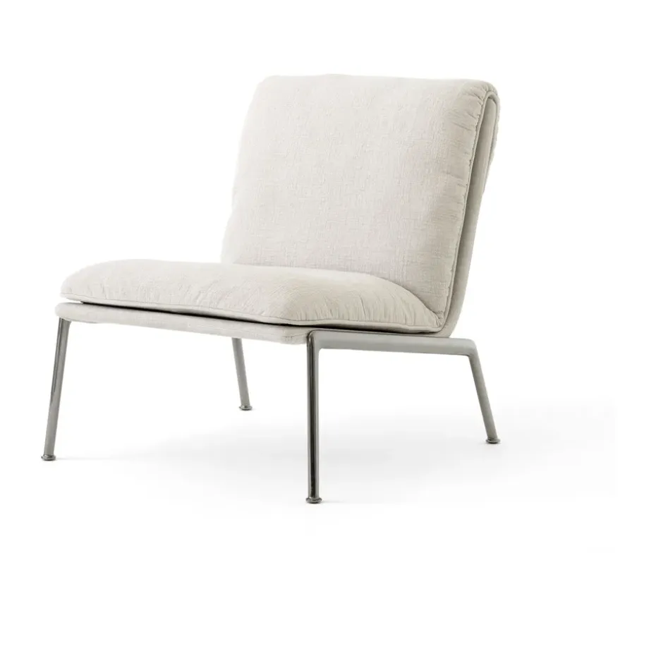 Fauteuil lounge Muno LN18, Dark chrome-Cifrado 0221