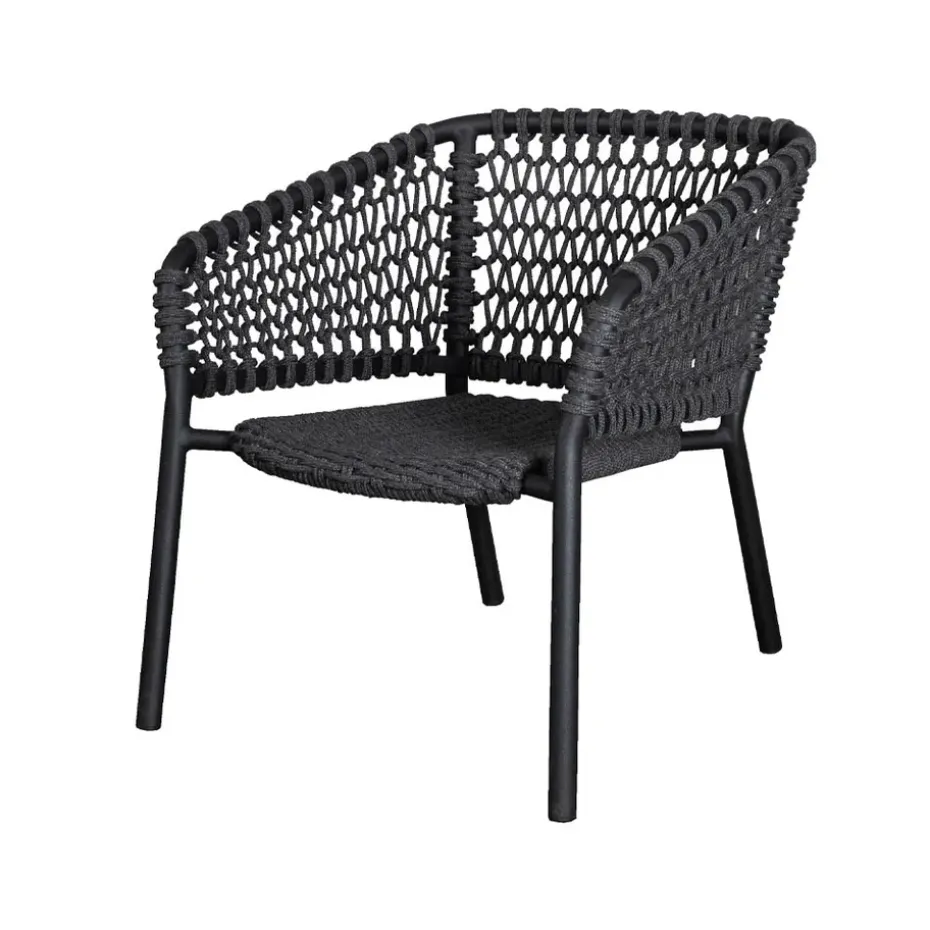 Fauteuil lounge Ocean, Dark grey