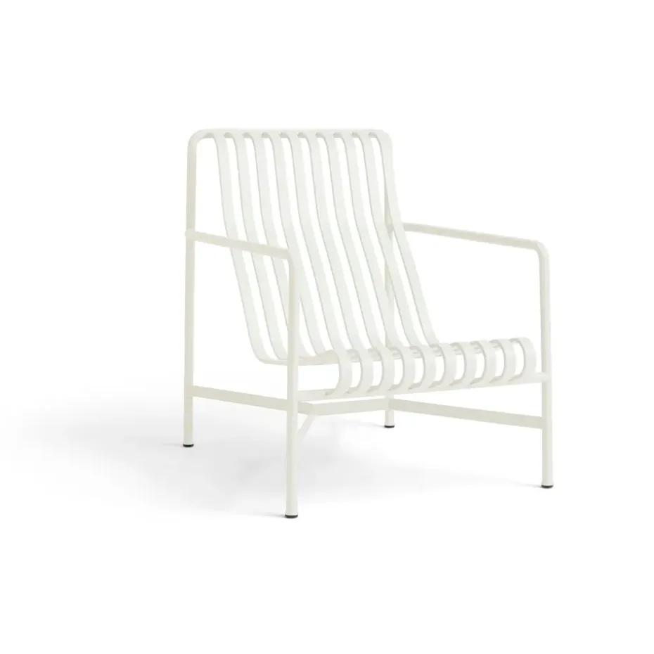 Fauteuil lounge Palissade High, Cream white