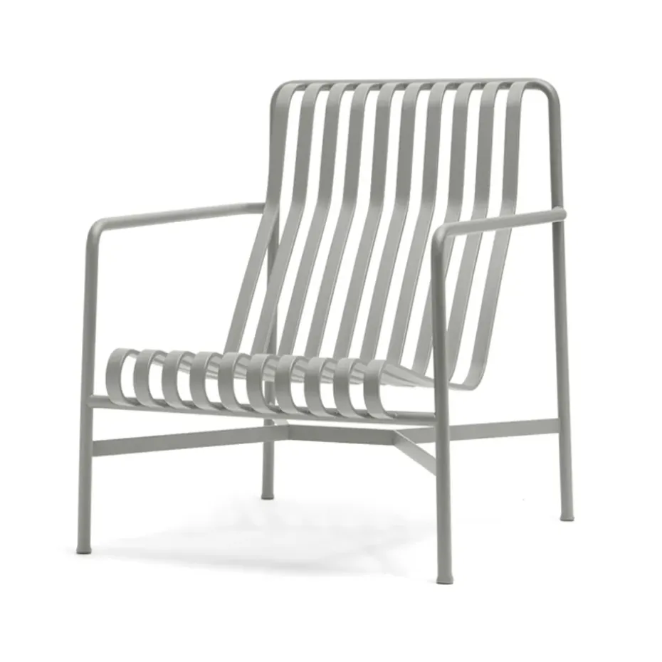Fauteuil lounge Palissade High, Sky grey