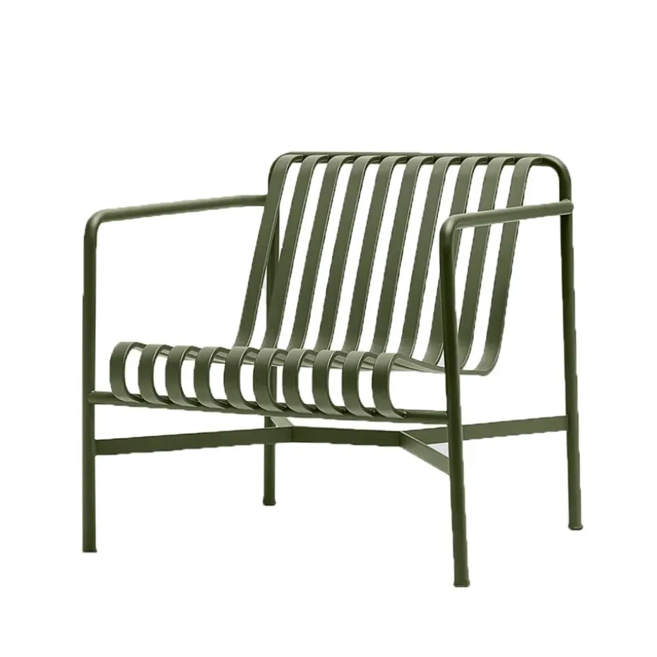 Fauteuil Lounge Palissade Low, Olive
