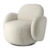 Fauteuil Mo avec fonction rotative, Glore White 1243