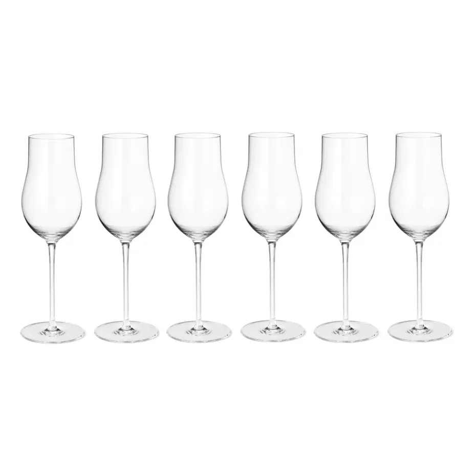 Flûte à champagne 25 cl Sky, lot de 6, Transparent