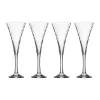 Flûte à champagne Helena 25 cl, lot de 4, Transparent