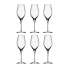 Flûte à champagne Sense 25,5 cl, lot de 6, Transparent